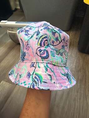 Lilly Pulitzer Lilac Freesia Mermaid For You Bucket Hat